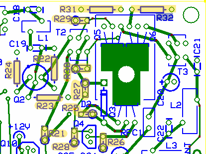 PA Resistors Topside